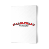 MARBLEHEAD - (red-black Down Bucket) 7x5 Note Card