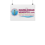 MarbleheadMementos.com POSTER 11" X 17" Gray letters