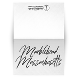 MARBLEHEAD Massachusetts 5x7 Note Card v5