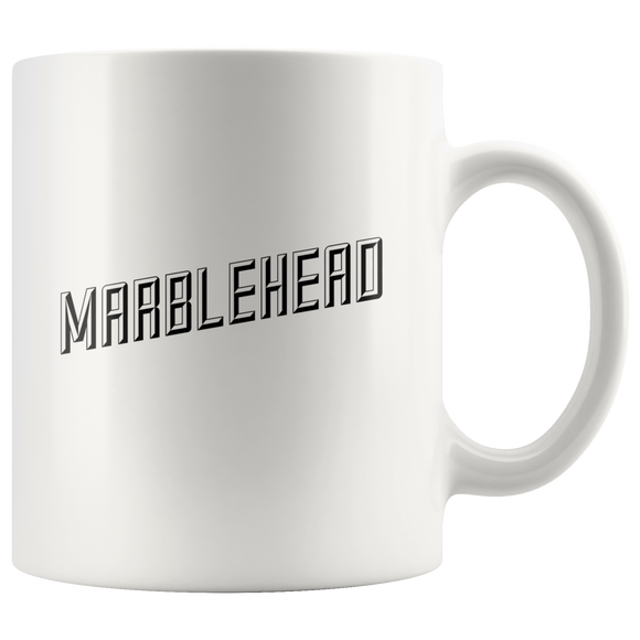 MARBLEHEAD - (slanted black) Mug