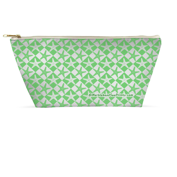 Marblehead SeaPrints Dopp Kit - Starfish Print v1 - Pastel Green