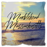 Marblehead Massachusetts Sunrise - Outdoor Pillow