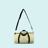 Marblehead SeaPrints Duffel Bag - Codfish Print - Pastel Yellow