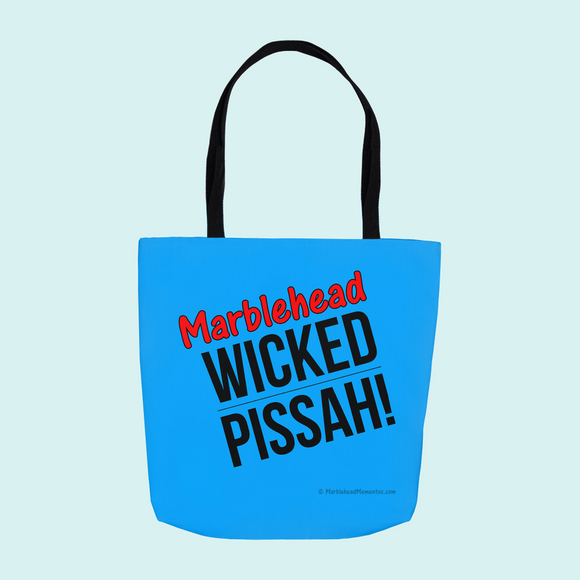 Wicked Pissah! Marblehead v2 - Tote Bag