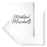 MARBLEHEAD Massachusetts 7x5 Note Card v5