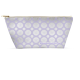 Marblehead SeaPrints Accessory Pouch - Sand Dollar Print v2 - Light Periwinkle