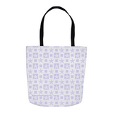 Marblehead SeaPrints Tote Bag - Starfish Print v2 - Light Periwinkle