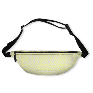 Marblehead SeaPrints Fanny Pack - Starfish Print v1 - Pastel Yellow