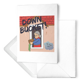 Down Bucket - Up for Air 7x5 Note Card