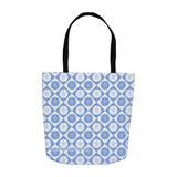 Marblehead SeaPrints Tote Bag - Sand Dollar Print v1 - Pastel Blue