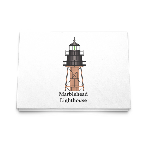 Marblehead - Lighthouse Top 5x7 Note Card