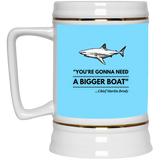 Jaws - Gonna Need A Bigger Boat B&W - Beer Stein 22oz.