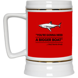 Jaws - Gonna Need A Bigger Boat B&W - Beer Stein 22oz.