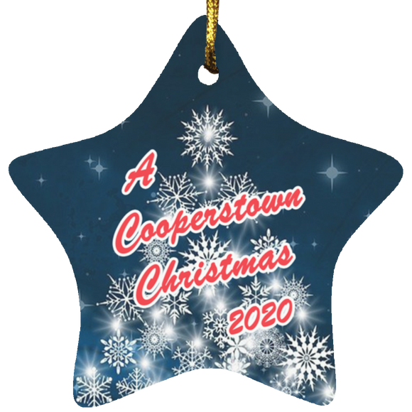 Cooperstown Christmas 2020 Star Ornament