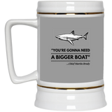 Jaws - Gonna Need A Bigger Boat B&W - Beer Stein 22oz.