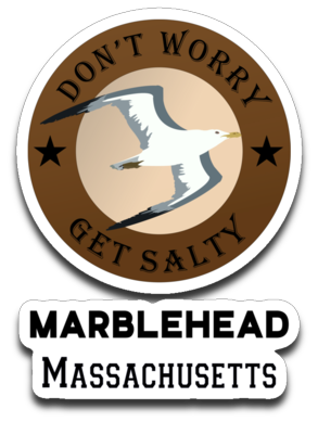 Don't Worry - Get Salty - Marblehead Decal