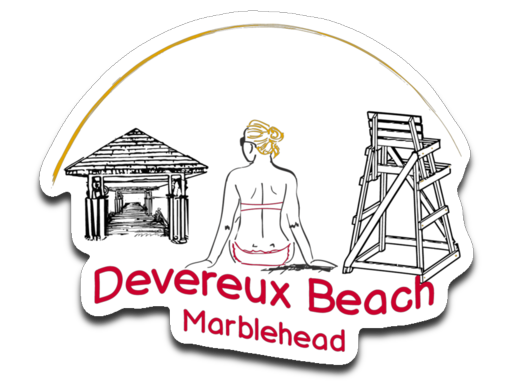 Devereux Beach, Marblehead v2 - Decal