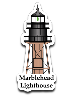 Marblehead Lighthouse Top - Decal