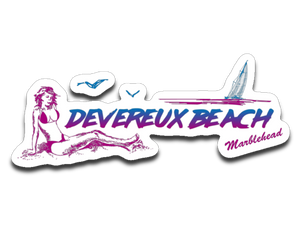 Devereux Beach, v4, Marblehead - Decal