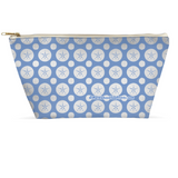 Marblehead SeaPrints Dopp Kit - Sand Dollar Print v2 - Pastel Blue