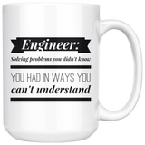 Engineer - Solving Problems Mug v7