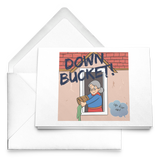 Down Bucket - Up for Air 5x7 Note Card