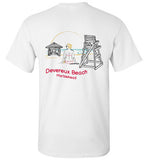 Devereux Beach, Marblehead v2 - T-Shirt (FRONT LEFT & BACK PRINT) - Gildan