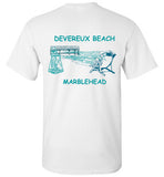 Devereux Beach, Marblehead v3 - T-Shirt (FRONT LEFT & BACK PRINT) Gildan