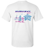 Devereux Beach, Marblehead v4 - T-Shirt (FRONT LEFT & BACK PRINT) - Gildan