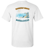 Devereux Beach, Marblehead v1 - T-Shirt (FRONT LEFT & BACK PRINT) - Gildan