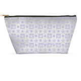 Marblehead SeaPrints Accessory Pouch - Starfish Print v2 - Light Periwinkle