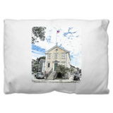 Old Town House Color Sketch - Outdoor Pillow