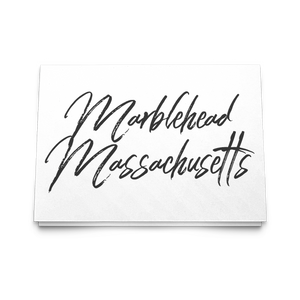 MARBLEHEAD Massachusetts 5x7 Note Card v5