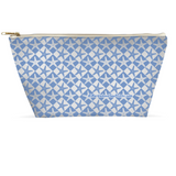 Marblehead SeaPrints Accessory Pouch - Starfish Print v1 - Pastel Blue