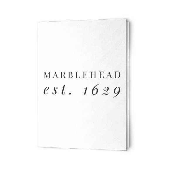 Marblehead - est. 1629 7x5 Note Card