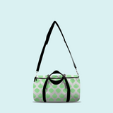 Marblehead SeaPrints Duffel Bag - Scallop Shell Print - Pastel Green