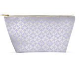 Marblehead SeaPrints Accessory Pouch - Starfish Print v1 - Light Periwinkle