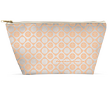 Marblehead SeaPrints Dopp Kit - Sand Dollar Print v1 - Deep Peach