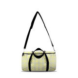 Marblehead SeaPrints Duffel bag - Sand Dollar Print v1 - Pastel Yellow