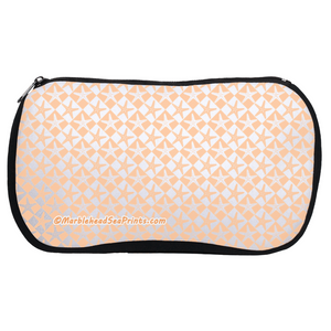 Marblehead SeaPrints Cosmetic Bag - Starfish Print v1 - Deep Peach