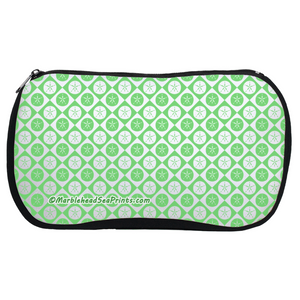 Marblehead SeaPrints Cosmetic Bag - Sand Dollar Print v1 - Pastel Green