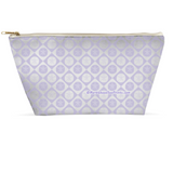 Marblehead SeaPrints Accessory Pouch - Sand Dollar Print v1 - Light Periwinkle