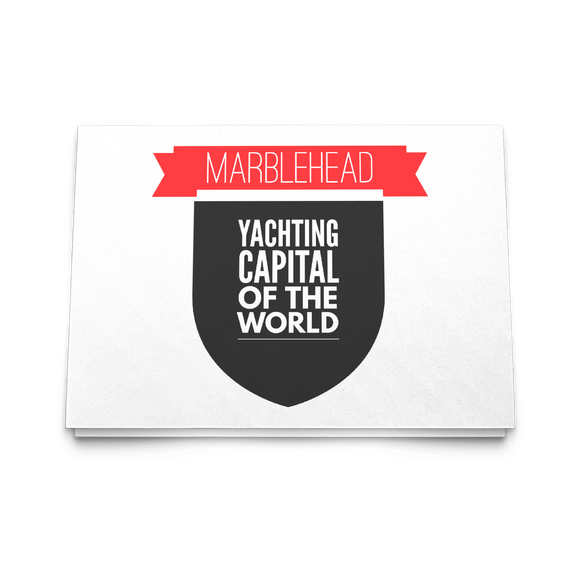 Marblehead - Yachting Capital of the World 5x7 Note Card v1