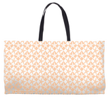 Marblehead SeaPrints Weekender Tote - Starfish Print v1, Deep Peach