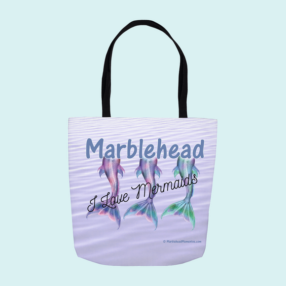 Marblehead, I Love Mermaids - Tote Bag