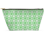 Marblehead SeaPrints Accessory Pouch - Sand Dollar Print v1 - Pastel Green