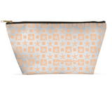 Marblehead SeaPrints Accessory Pouch - Starfish Print v2 - Deep Peach