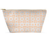 Marblehead SeaPrints Accessory Pouch - Starfish Print v2 - Deep Peach