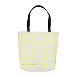 Marblehead SeaPrints Tote Bag - Starfish Print v2 - Pastel Yellow