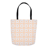 Marblehead SeaPrints Tote Bag - Starfish Print v2 - Deep Peach